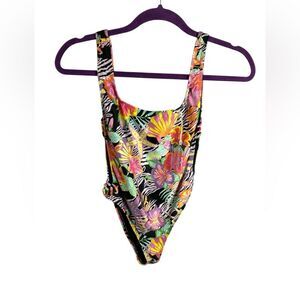 NWT Kenny Flowers Watercolors One Piece Swimsuit - SMALL